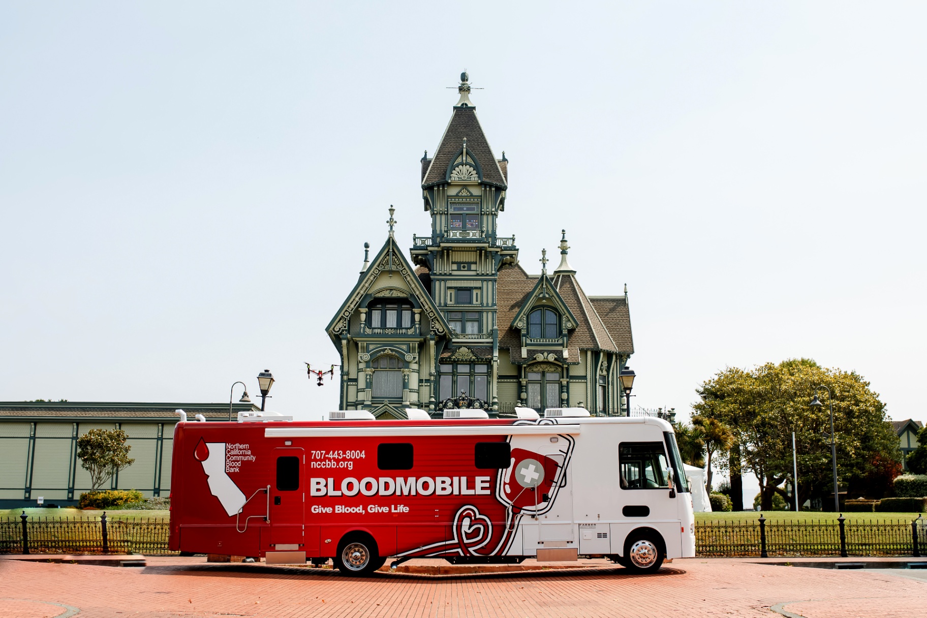 Bloodmobile at the Carson Mansion