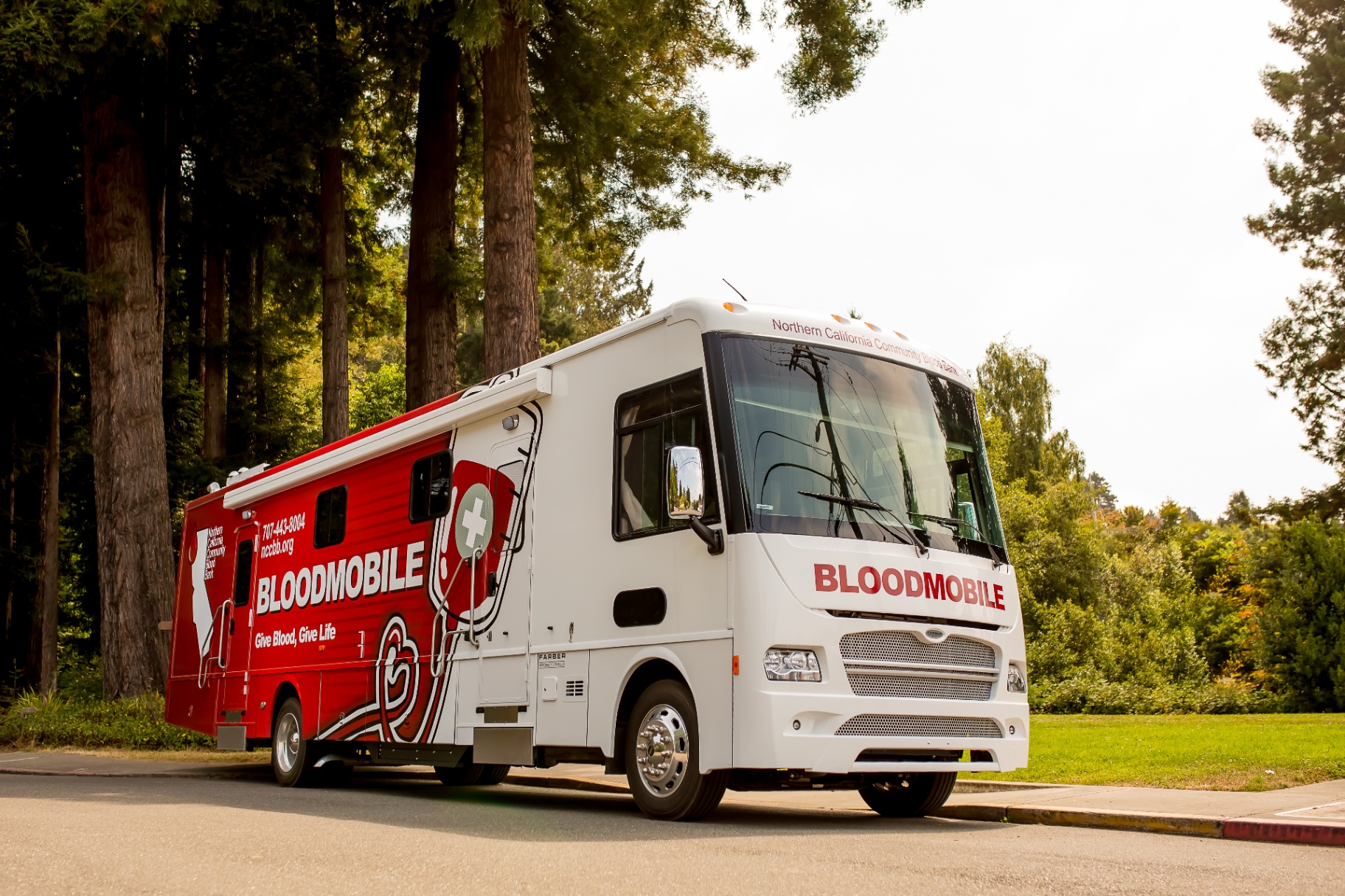 Northern California Community Blood Bank bloodmobile